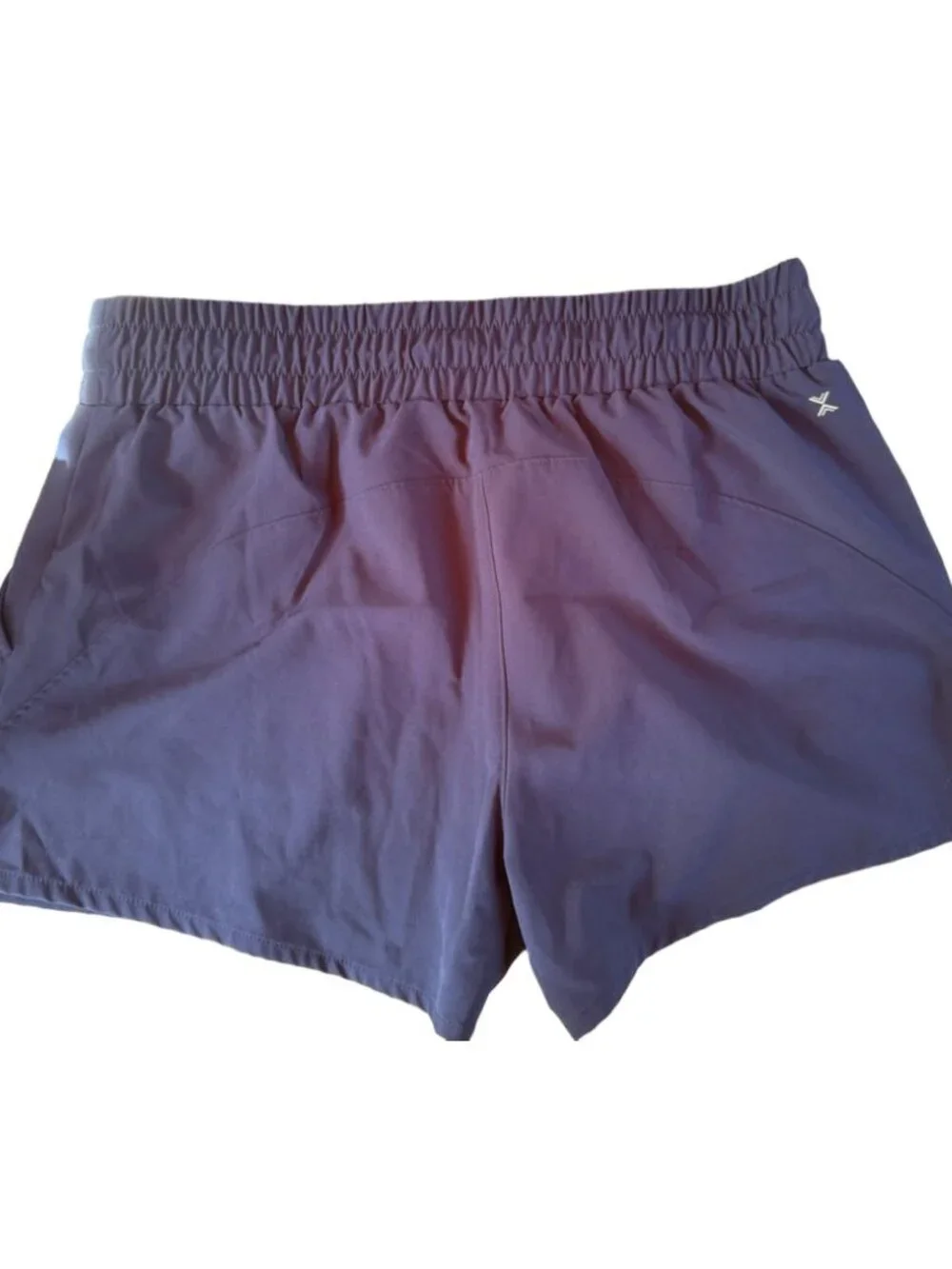 Purple XL Xersion Athletic Shorts with Zipper Pockets